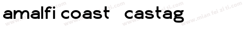 amalfi coast- castag字体转换